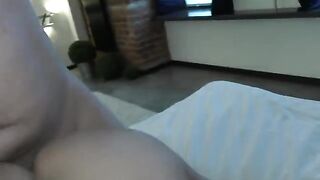 A pervert guy fucked his step mom and cum on her boobs