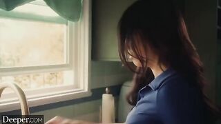 A college student gets fucked by her mild-mannered tutor in a steamy session