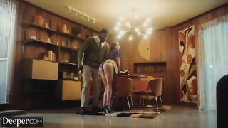 A college student gets fucked by her mild-mannered tutor in a steamy session