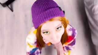 A red hair cutie presented her ass to me after giving a blowjob in stunning 4K quality