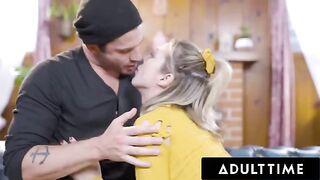 Aiden Ashley gets her pussy smashed by a stranger on the first date