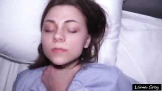 The girl with the cute face has become a passionate slut in the dormitory