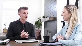 A girl received a job on the condition of intimacy with the boss