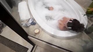 Girl shares bathroom with stepbrother, but he must keep his pants on