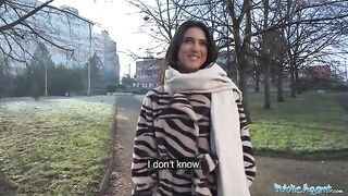 A beautiful European biology student gets fucked by a stranger on the street