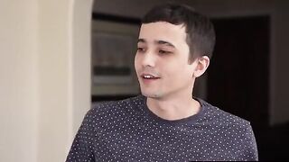 Ashley Lane thinks the younger guy's dick should be tasted first in this steamy scene