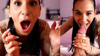 A fat cock deep in my throat until I drain his balls - Begging for cum