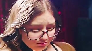 Nice timid Leana gets fucked hard by dominant Maximo in a hardcore scene