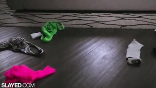 Fit lesbians Vanna and Alexis enjoy hardcore scissoring action