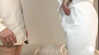 The nurse visits the patient with erectile dysfunction issues