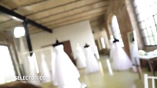 First time POV sex with stunning Big Tits Bride, Liya Silver