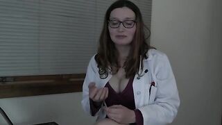 The doctor is giving a lesson in intimate care with 4K quality