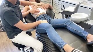 My doctor is checking my boobs, not teeth!!!