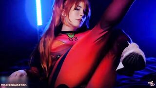 Asuka Langley from Evangelion gets her pussy full of sticky sperm