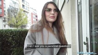 Babysitter Miriam More gets fucked by stranger in her apartment for cash