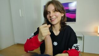 Messy facials and cum in mouth action with a cute amateur slut