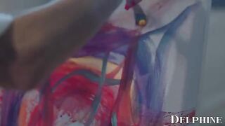Art teacher Silvia Saige seduces her student with passionate intensity