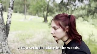 A hot girl got lost in the forest and I took advantage of her situation