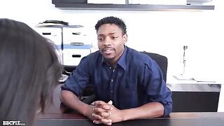 Hairy Asian pussy of Lulu Chu gets creampied by BBC