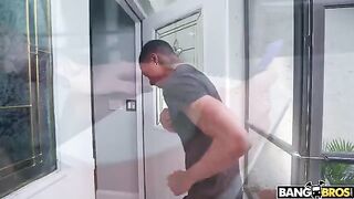 Damion Dayski knocked on the wrong door, but got his sex fantasy with Arietta Adams
