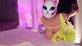 I was invited by a hot busty babe to her house but I got lucky to fuck her hard