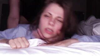 The Perfect Girlfriend - A Petite Teenager Enjoys Hard Sex