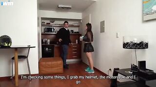 Aglaia Spicy delivers her ass at her best friend's house