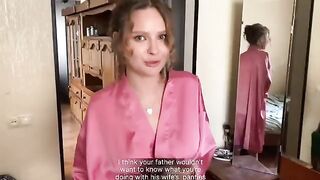 I got caught jerking off with my stepmom's panties and she squirted on me