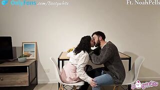 We met up to study and ended up fucking, featuring Noah Pells' impressive big ass Latina energy