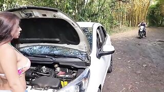 A stranger helped me in the car, and I rewarded him with my body