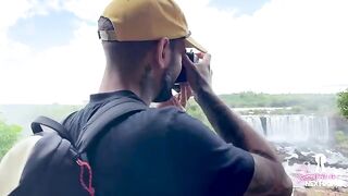 Waterfall sex with my sexy GF - outdoor fun with a hot blonde babe!