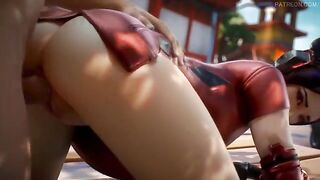 Compilation of hot Fortnite girls getting naked and fucking hard