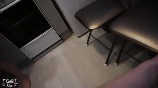 Schoolgirl received a cock in her mouth and came in 3 minutes