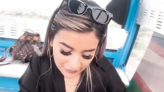 Outdoor sex on the cable car in my city, fuck!