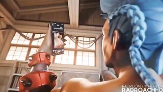 Junker Queen annihilates Mei with intense 3D action