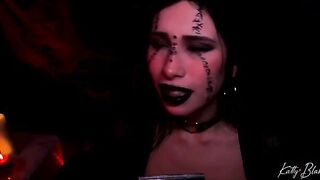 The evil witch cast a spell on a man’s big penis, he fucked her hard