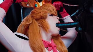 Bowser fucked Princess Peach with his BBC in a rough, intense scene