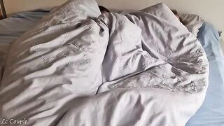 A man penetrated the pussy of his wife, who was lying asleep
