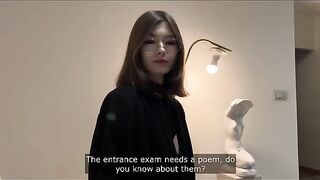 Instead of doing homework, better idea to fuck a classmate
