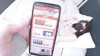 My big Chinese girl got caught jerking off and I fucked her to squirt