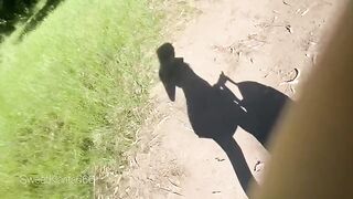 A girl was fucked by a guy in the middle of the forest - an exclusive scene