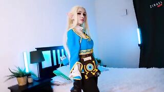 Zelda waits no more for Link, craving a sturdy cock in her wet pussy - CUT version