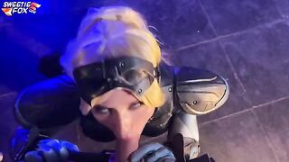 Starcraft's Nova Cosplay Girl Seduces and Sucks Cock Professionally