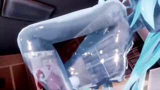 Miku's Sex One Mind No Rationality Hentai MMD - Miku's Service
