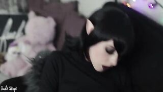 Mavis’ first BJ cum swallow with fangs, a thrilling scene