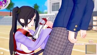 Game Koikatsu! ]Have sex with Big tits DanMachi Yamato Mikoto.3DCG Erotic Anime Video