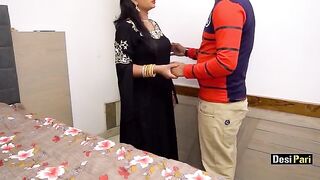 Desi Pari got banged by step-cousin with rough Hindi talk