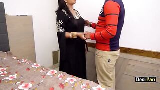 Desi Pari got banged by step-cousin with rough Hindi talk