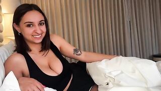A girl is fucking her coworker in a hotel room thinking it’s hers
