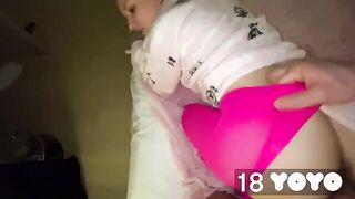 The guy does not want to have sex with his stepsister after meeting with the stepfather
